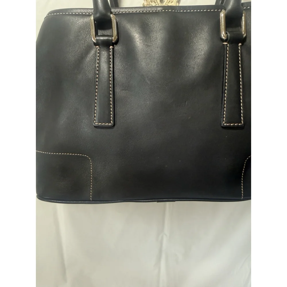 Coach Vintage Coach Hamptons Satchel doctor bag glove-tanned leather 7755 black - Picture 6 of 16